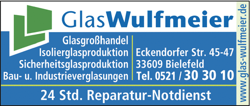 Glas Wulfmeier GmbH in Bielefeld Das Örtliche